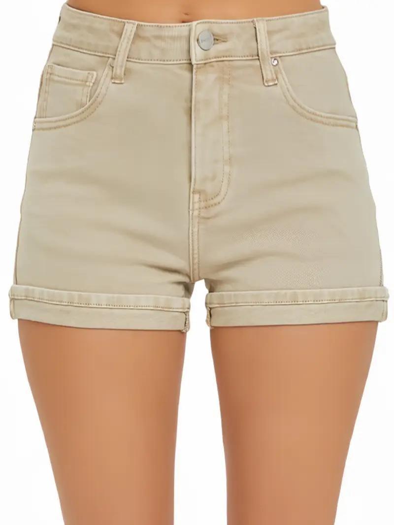 Spring Stylin' Risen High Rise Cuffed Shorts (2 Options)