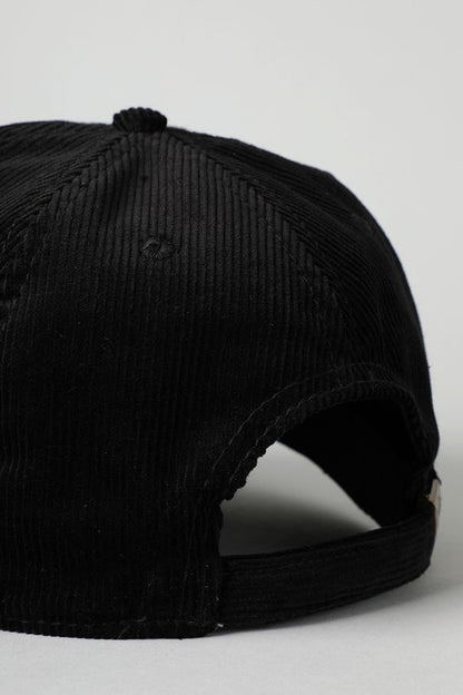 Corduroy Adjustable Cotton Baseball Cap Dad Hat