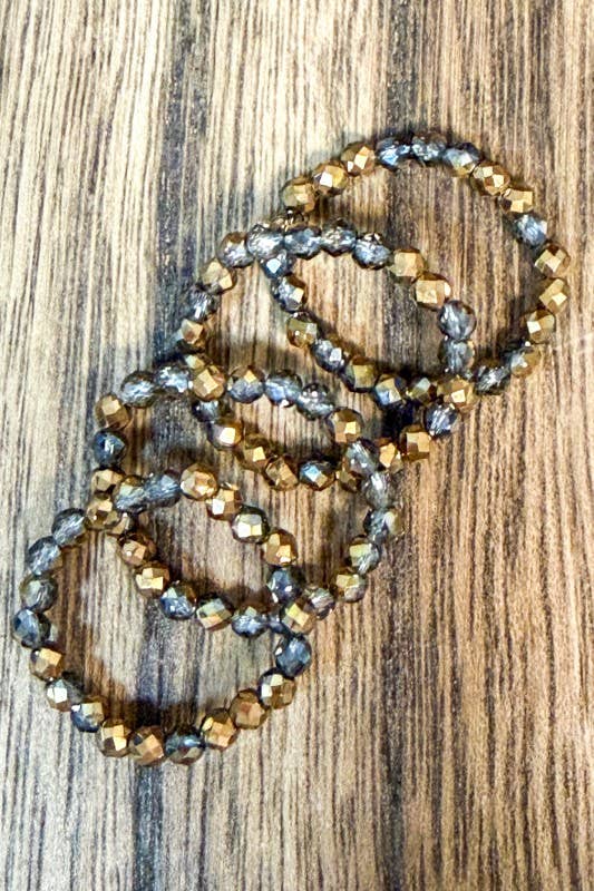 Stretchy Beaded Stack Rings