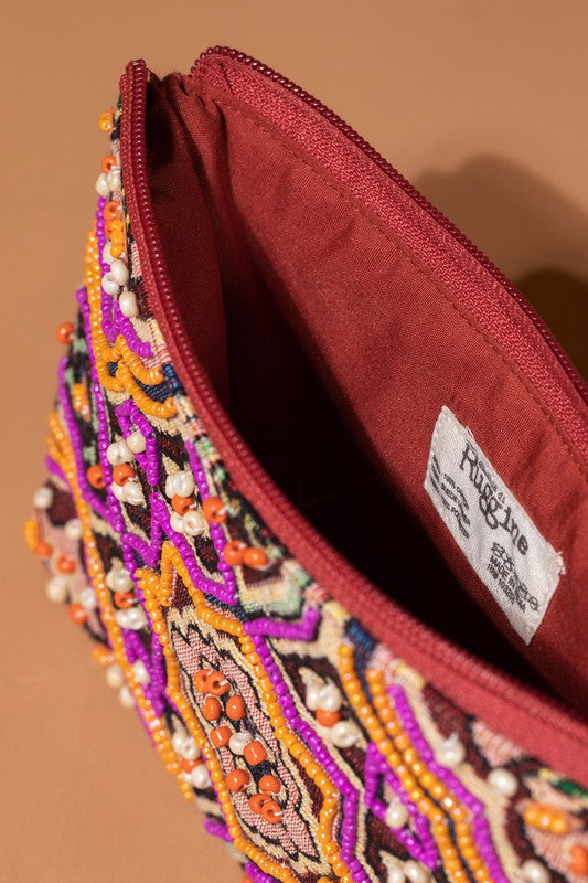 Handmade Lucy Beaded Clutch