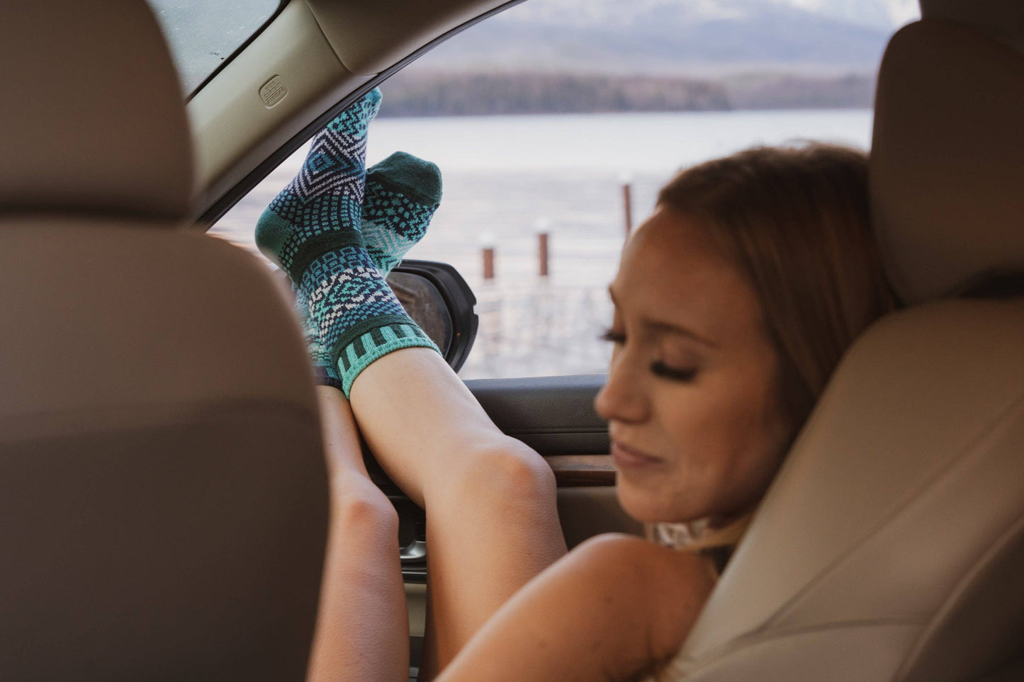 Evergreen Crew Socks | USA Made Sustainable Mismatched Socks