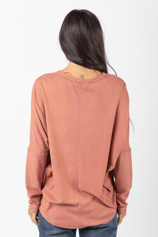 Elegant Comfy Dolman Sleeve Oversized Knit Top (2 Options)