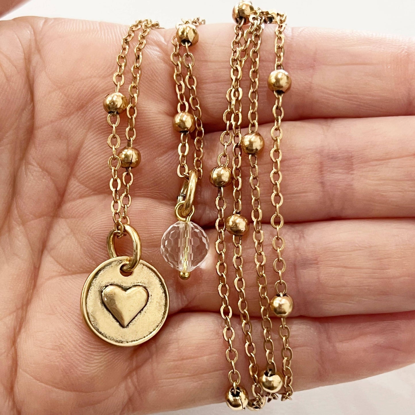 I AM ENOUGH | HEART | Dainty