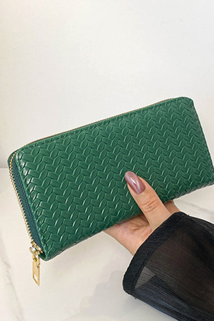 Vegan Leather Long Wallet