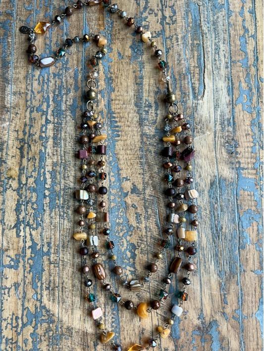 Rachel Necklace Amber