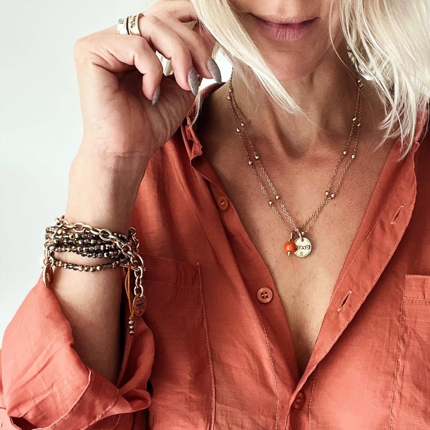 I AM ENOUGH | HEART | Dainty