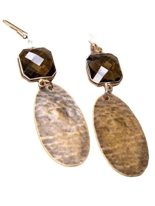 Vanessa Earrings Bronze