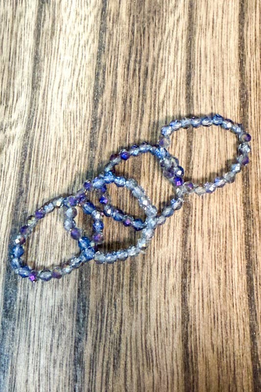 Stretchy Beaded Stack Rings