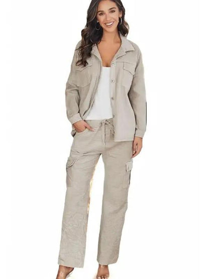 Corduroy Cargo Crinkle Pan with Drawstring