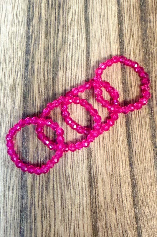 Stretchy Beaded Stack Rings