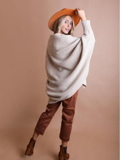 Bat Sleeve Knit Cardigan (2 Options)
