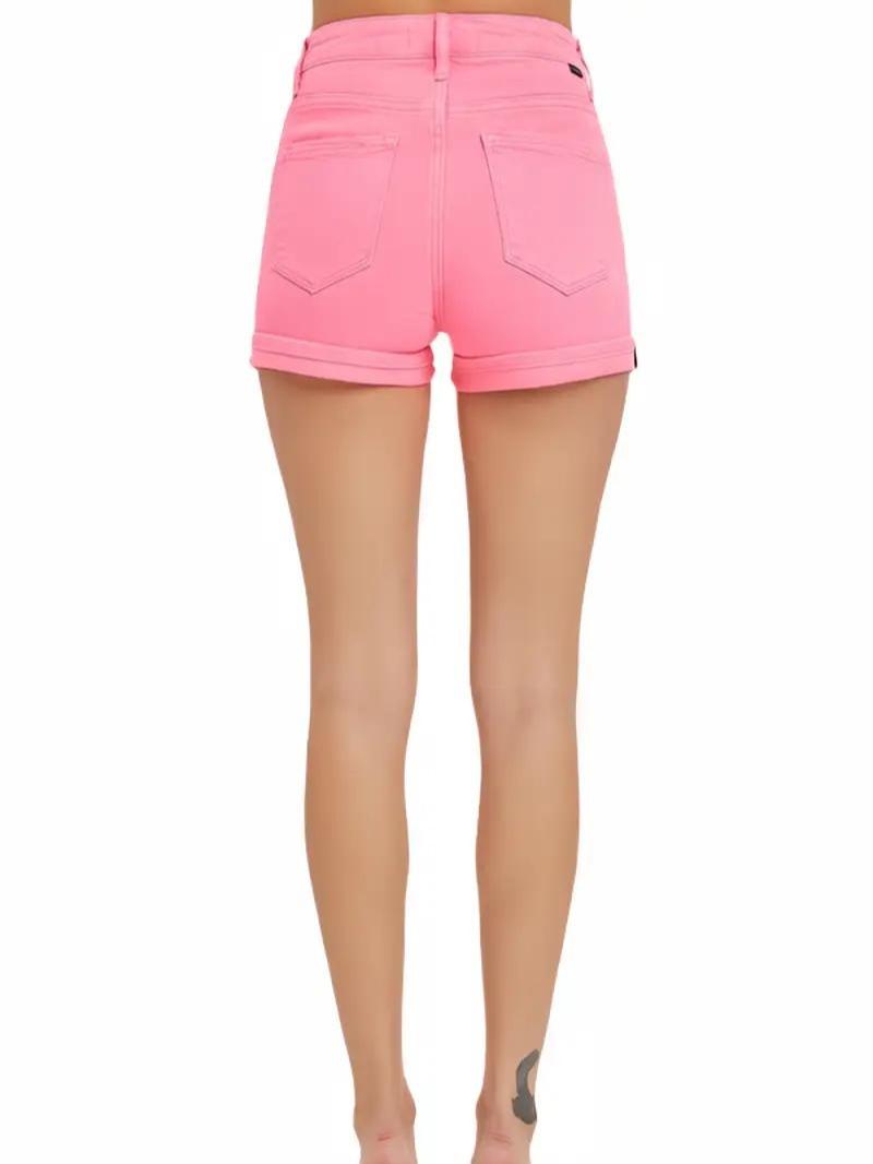 Spring Stylin' Risen High Rise Cuffed Shorts (2 Options)