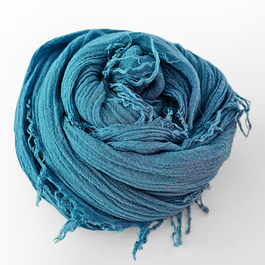 The Just Breathe Scarf in Teal