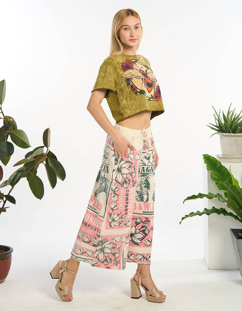 Boho Sak Cotton Wide Leg Pants (3 Options)
