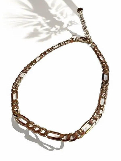 Bunny Gold Figaro Chain Anklet