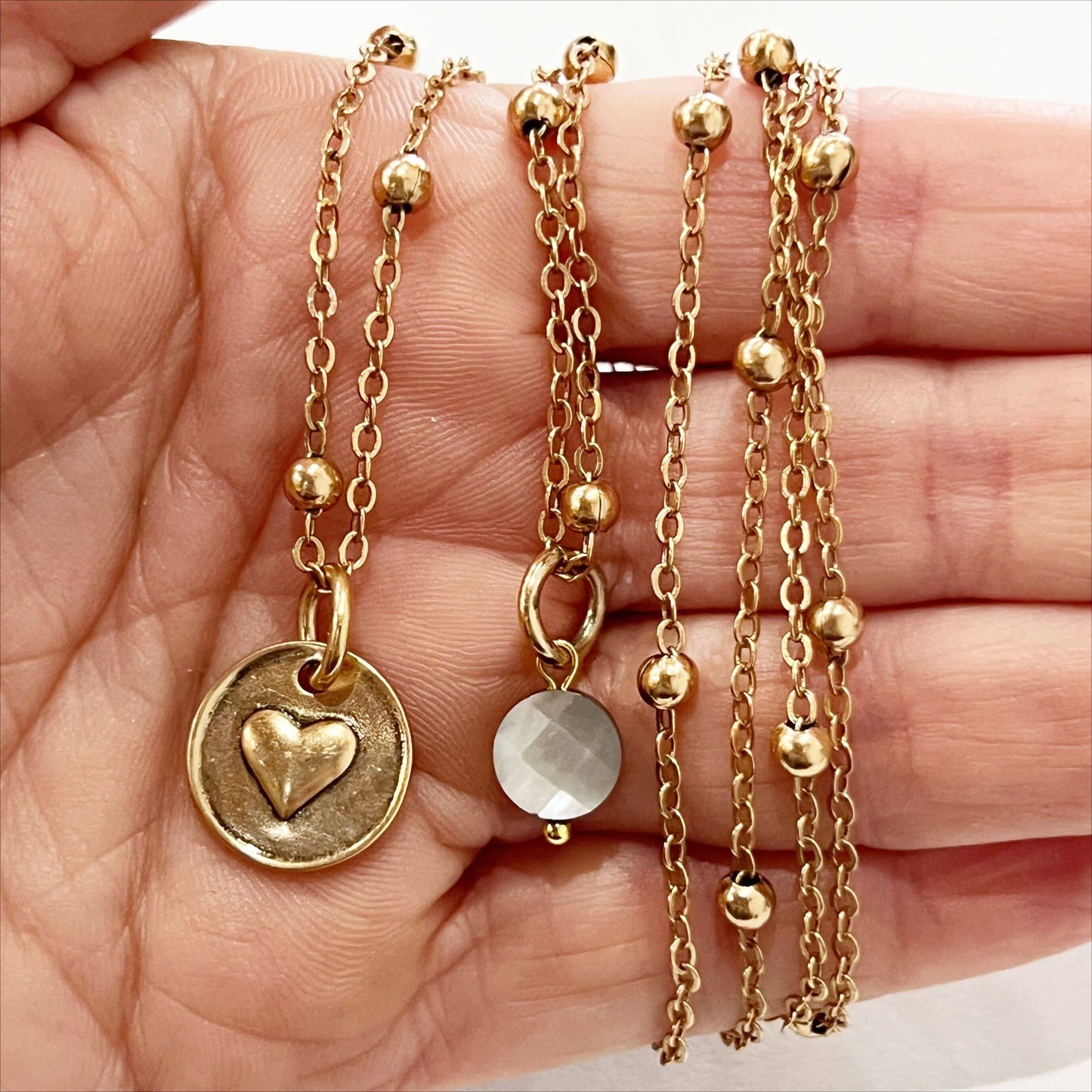 I AM ENOUGH | HEART | Dainty