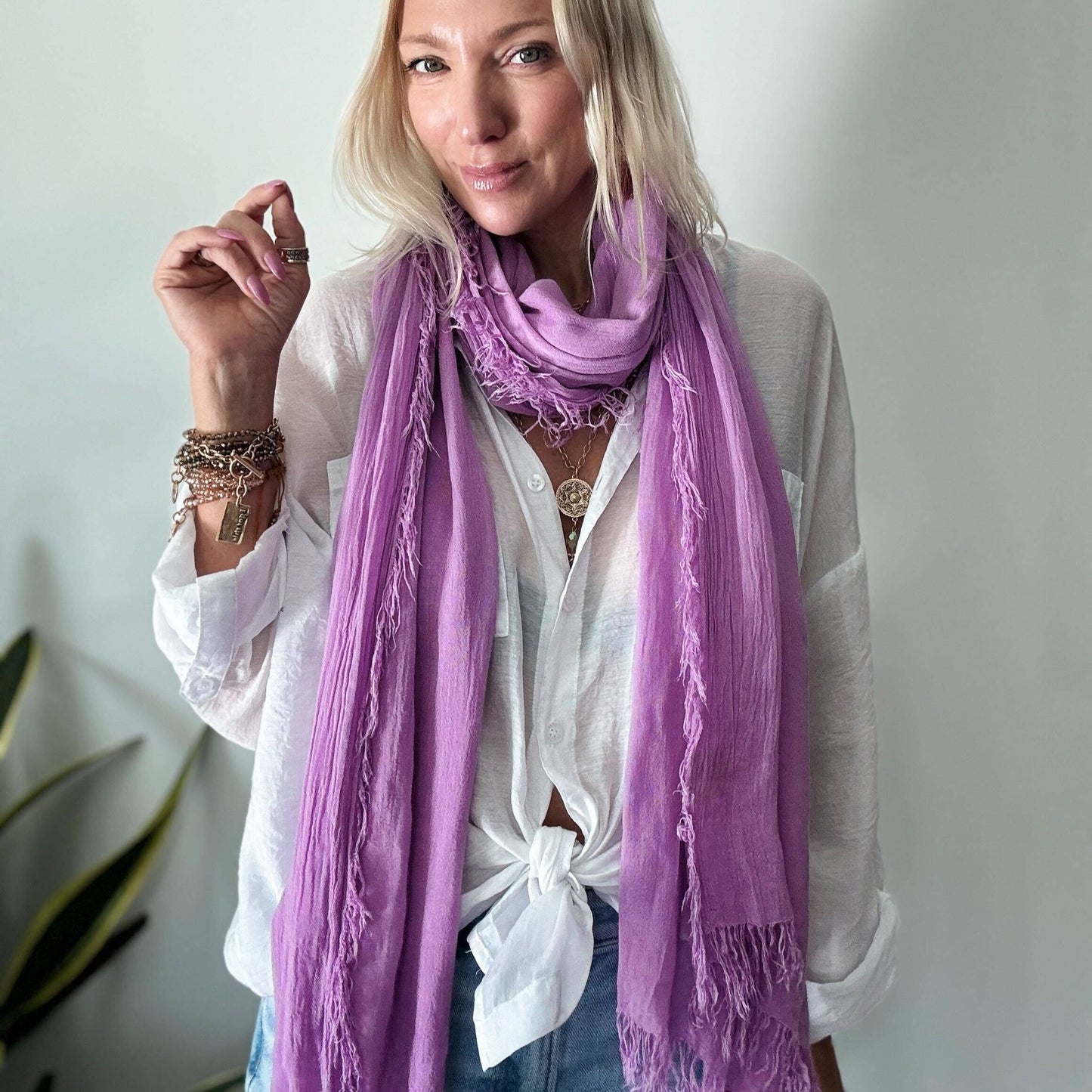 JUST BREATHE SCARF