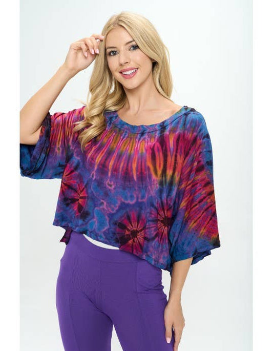 Bring Me To Life Hi-Lo Tie-Dye Top