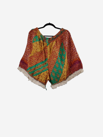 Alma Kantha Fringe Shorts - 18