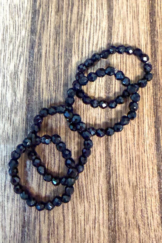 Stretchy Beaded Stack Rings