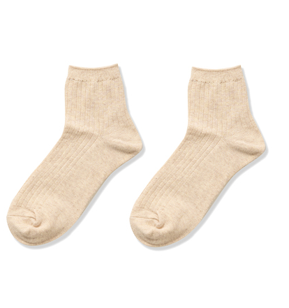 Cotton Crew Socks (5 Options)