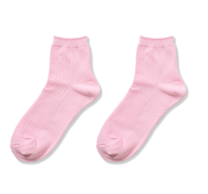 Cotton Crew Socks (5 Options)