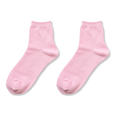 Cotton Crew Socks (5 Options)