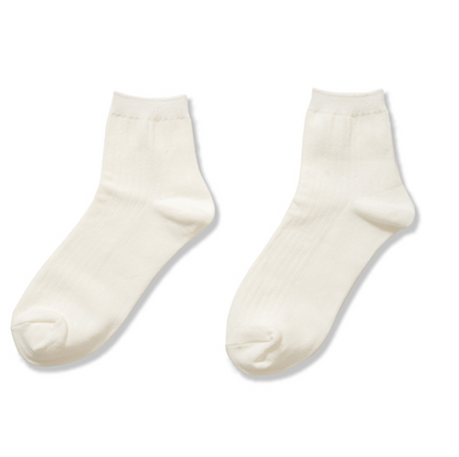 Cotton Crew Socks (5 Options)