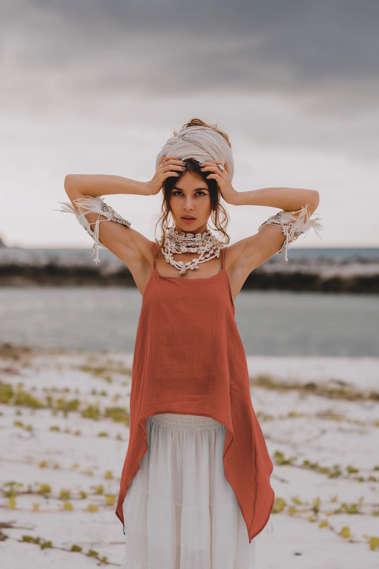 Cotton Top Calypso Rust