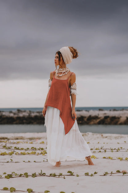 Cotton Top Calypso Rust