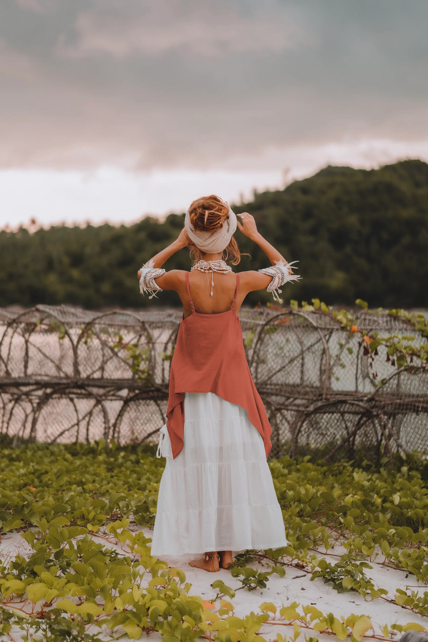 Cotton Top Calypso Rust