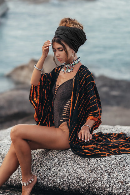 Headscarf Wrap Rachini Black