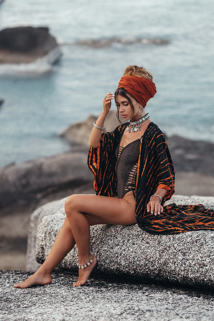 Headscarf Wrap Rachini Rust