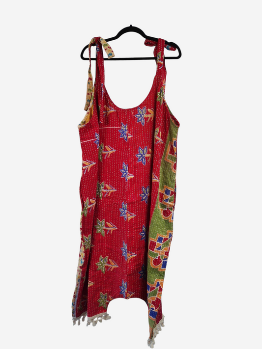 Becoming Wild Harem Capri Style Kantha Jumpsuit 1000-06