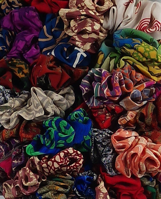 Large Silk Scrunchie