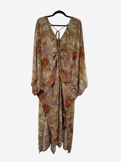 Moonflower Silk Oasis Dress 1000-08