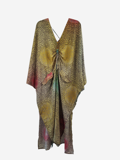 Moonflower Silk Oasis Dress 1000-13