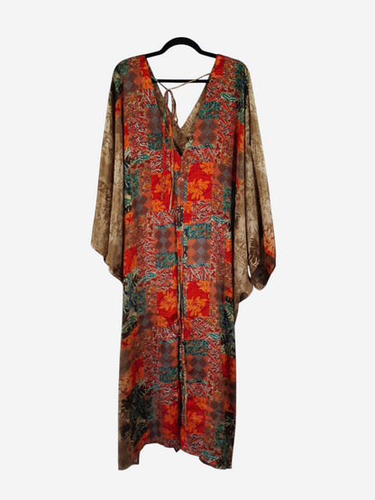 Moonflower Silk Oasis Dress 1000-33
