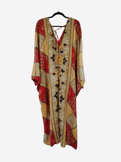 Moonflower Silk Oasis Dress 1000-36