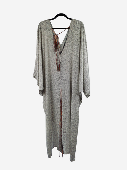 Moonflower Silk Oasis Dress 1000-38
