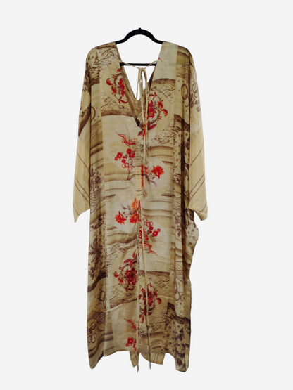 Moonflower Silk Oasis Dress 1000-42