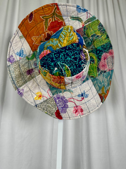 Recycled Sarong Floppy Hat