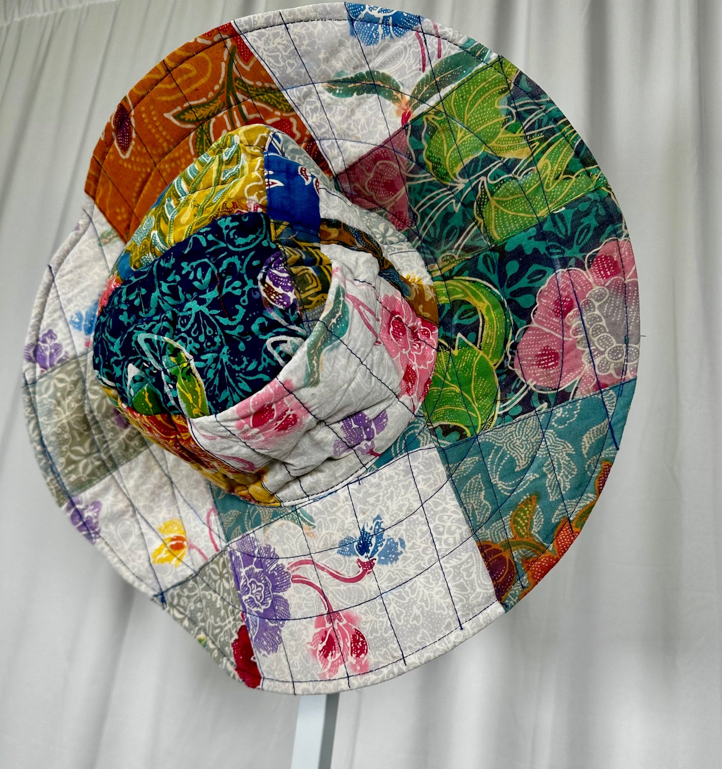 Recycled Sarong Floppy Hat