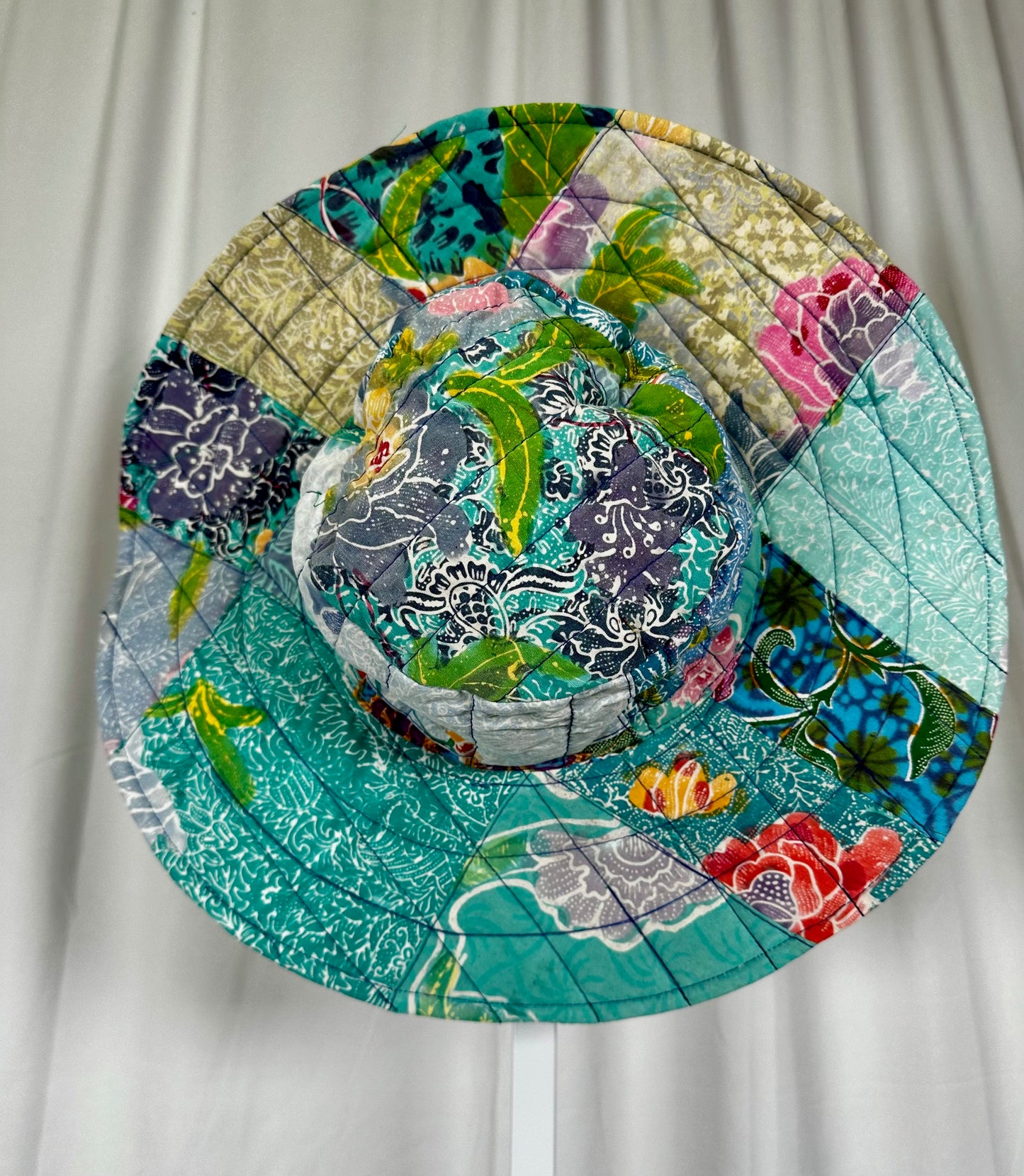 Recycled Sarong Floppy Hat