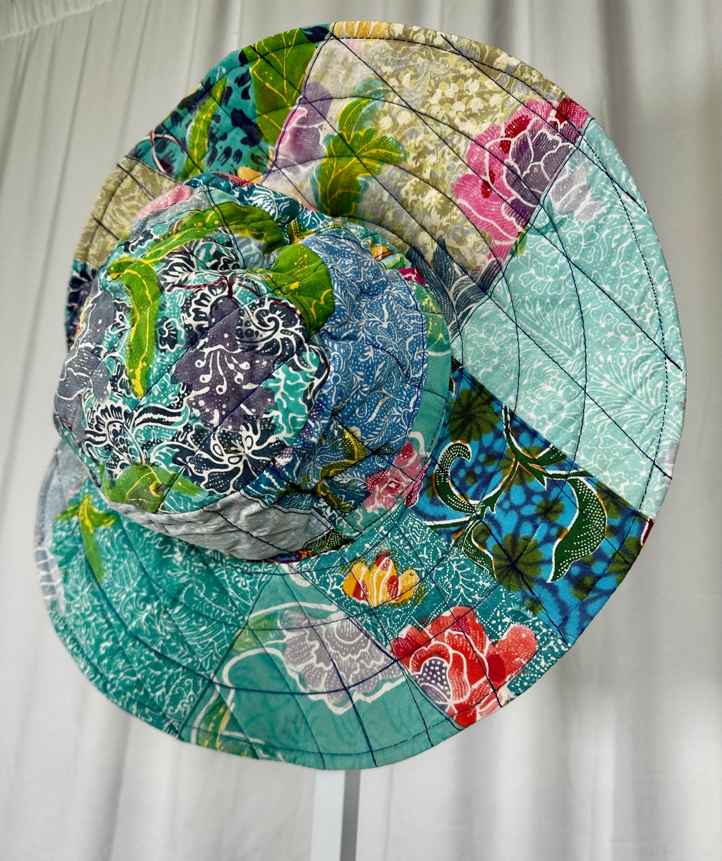 Recycled Sarong Floppy Hat