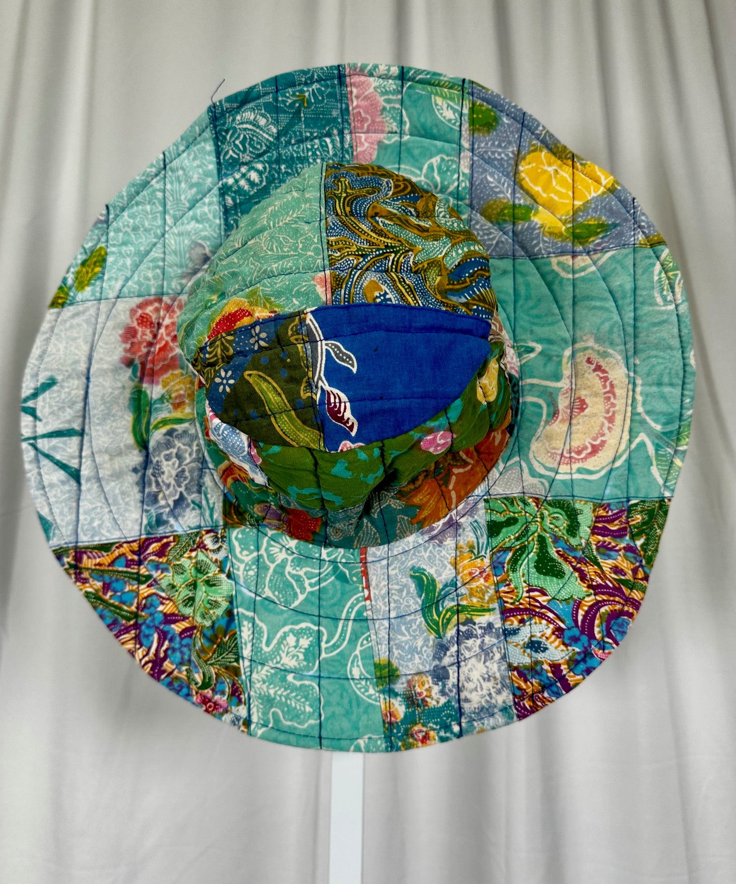 Recycled Sarong Floppy Hat