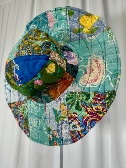 Recycled Sarong Floppy Hat