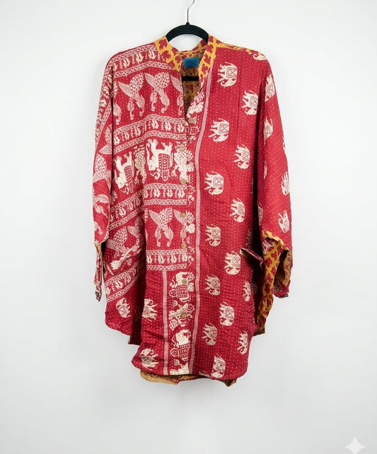 The Earthen Path Kantha Top 1000-02