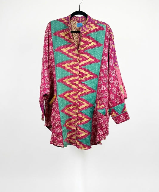 The Earthen Path Kantha Top 1000-06