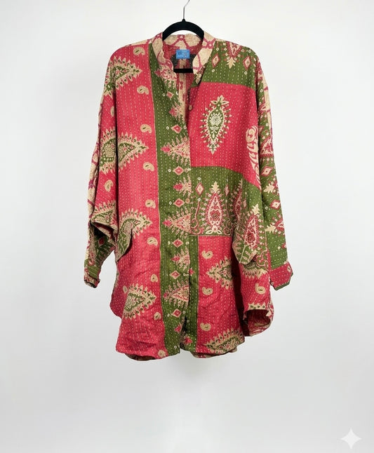 The Earthen Path Kantha Top 1000-07